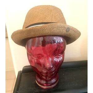 Vintage Cranberry Red Pink Glass Mannequin Head Spain Display Bust 12” Heavy